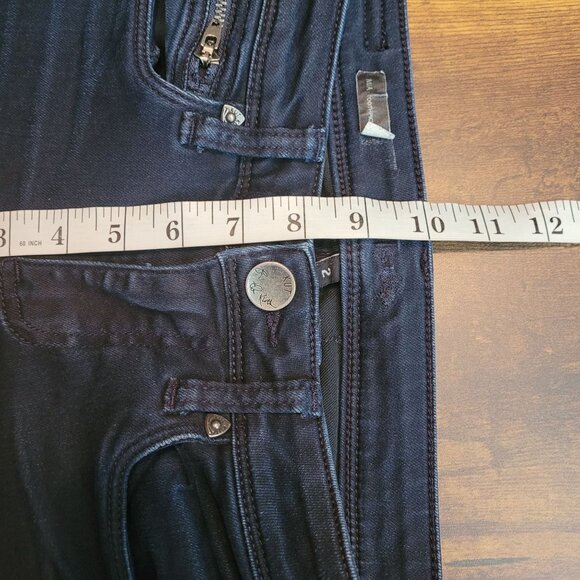 Kut From The Kloth Jeans Size 2 Mia Toothpick Skinny Black Low Rise Stretch - Picture 9 of 12
